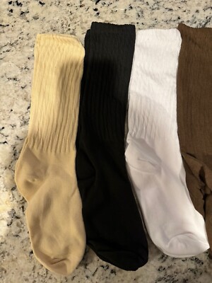 6 pair socks brand new Variety Colors