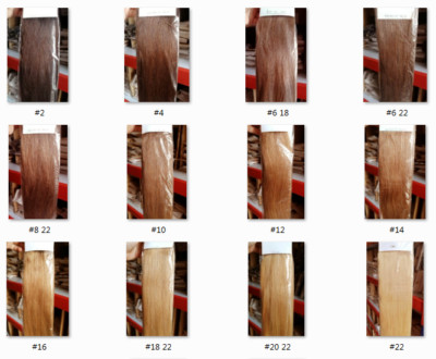 22''-26'' Remy Human Hair Weft Extensions Straight 100g Real Actual Colors