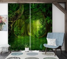 3D Green Forest Lawn ZHUA4047 Photo Curtain Window Blockout Fabric Amy 2023