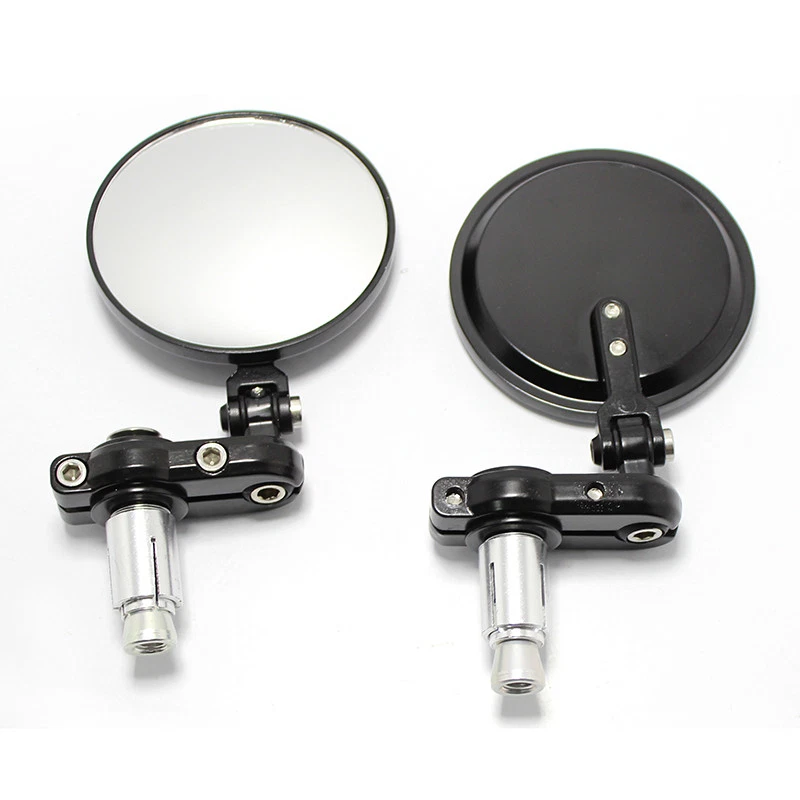 ESPEJOS RETROVISORES PLEGABLES MANILLAR EXTREMO MOTO 7/8" PARA BICICLETAS DEPORTIVAS DUCATI MONSTER Foto 4 de 4