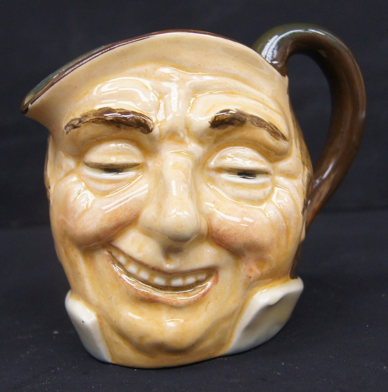 ROYAL DOULTON TOBY MUG Small 3" 'Farmer John'  PORCELAIN ENGLAND 