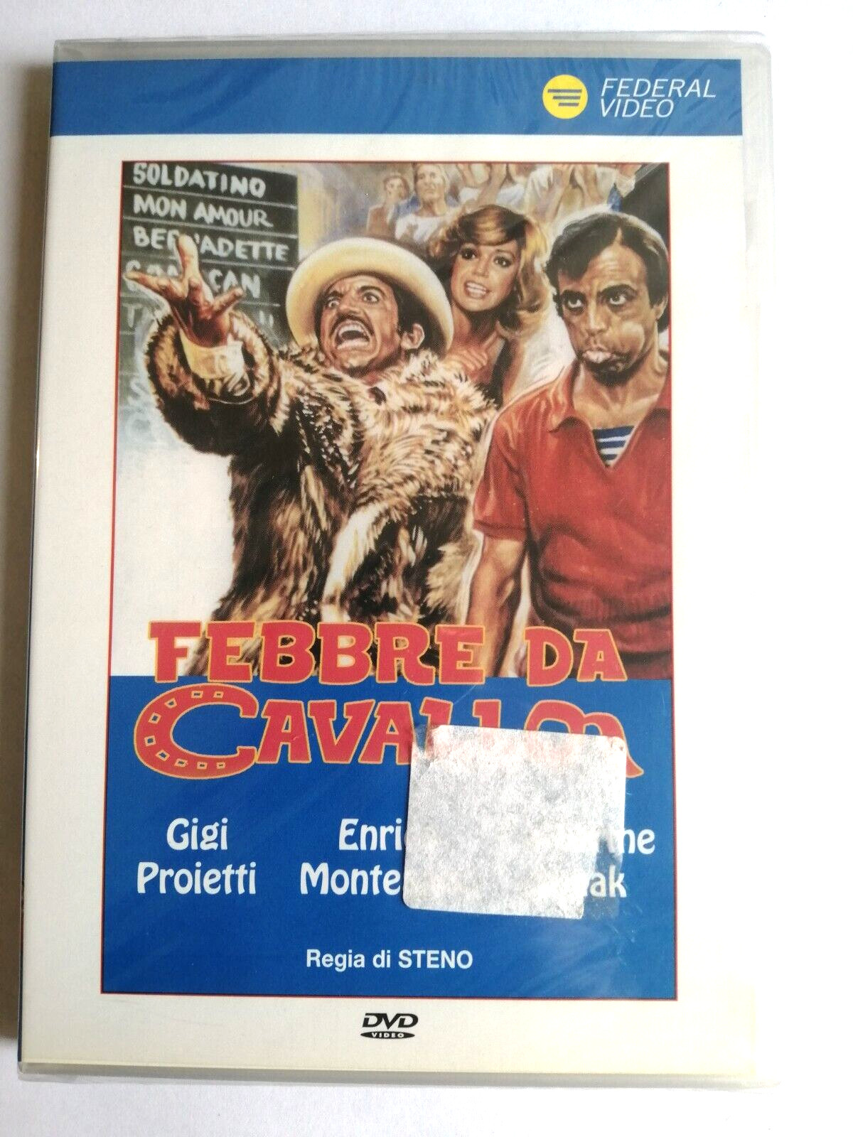 Febbre da cavallo (1976) DVD SIGILLATO Steno Gigi Proietti Enrico Montesano