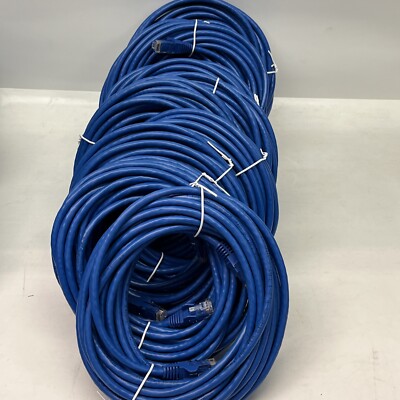 StarTech 25ft RJ-45 M/M Cat6 Snagless Patch Cable 10 Pack Blue | USA Seller