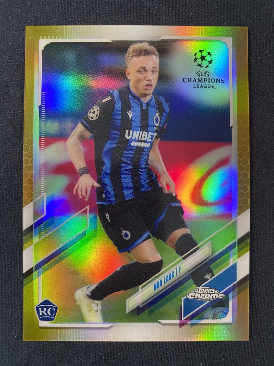 NOA LANG 2020 Topps Chrome UCL Rookie GOLD Refractor /50 * gb | eBay