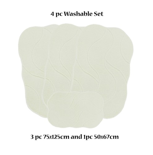 LARGE ROMANY GYPSY CARAVAN MICROFIBER WASHABLE RUGS 4pcs SET, SOFTNESS, Debora - Picture 18 of 27