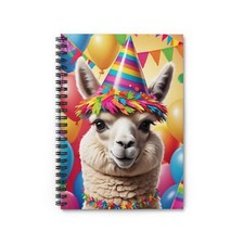 Alpacapalooza Spiral Notebook - Ruled Lined
