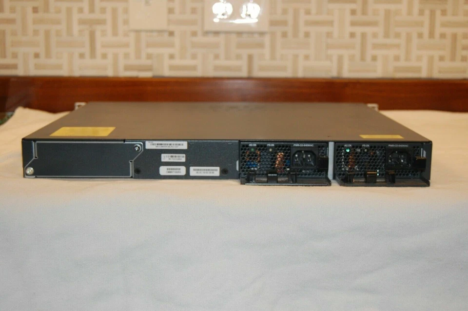 Cisco Catalyst 2960XR WS-C2960XR-48LPD-I +640WAC PSU DUAL - Image 3 of 3