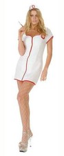 HOT AID NURSE NAUGHTY ADULT HALLOWEEN COSTUME WOMEN'S SIZE MEDIUM