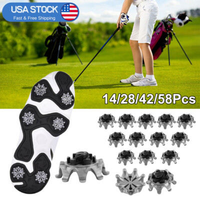 20x Weicher Golfschuh Spikes Ersatzstollen Fast Twist Q-LOK Für