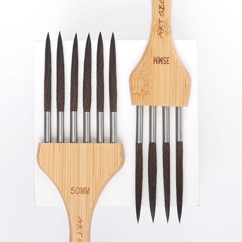 4/6 Teeth Paint Brush Multi-Tooth Artist Painting Brushs Nylon Hair Paint Brush - Picture 5 of 10