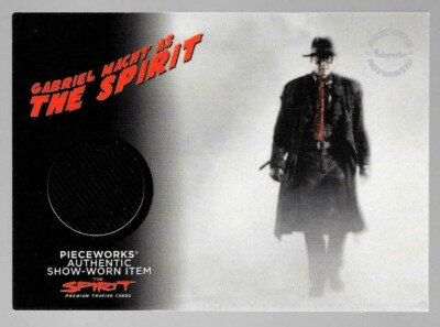 The Spirit Movie Pieceworks Card PW1 Gabriel Macht as The Spirit Inkworks 2008