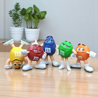 #ad #ad Mamp;M#x27;s Figure CANDY Character mamp;m Mini PVC Collectible Toy Japan Set of 5 New $32.41