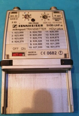 Sennheiser SK 50 | 823 - 865MHz | drahtlos Taschensender / Mikroport| E-Band |
