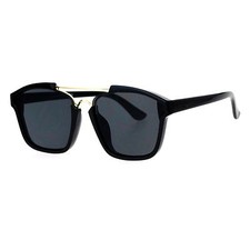 Unisex Designer Fashion Sunglasses Hipster Square Frame Flat Lens UV 400