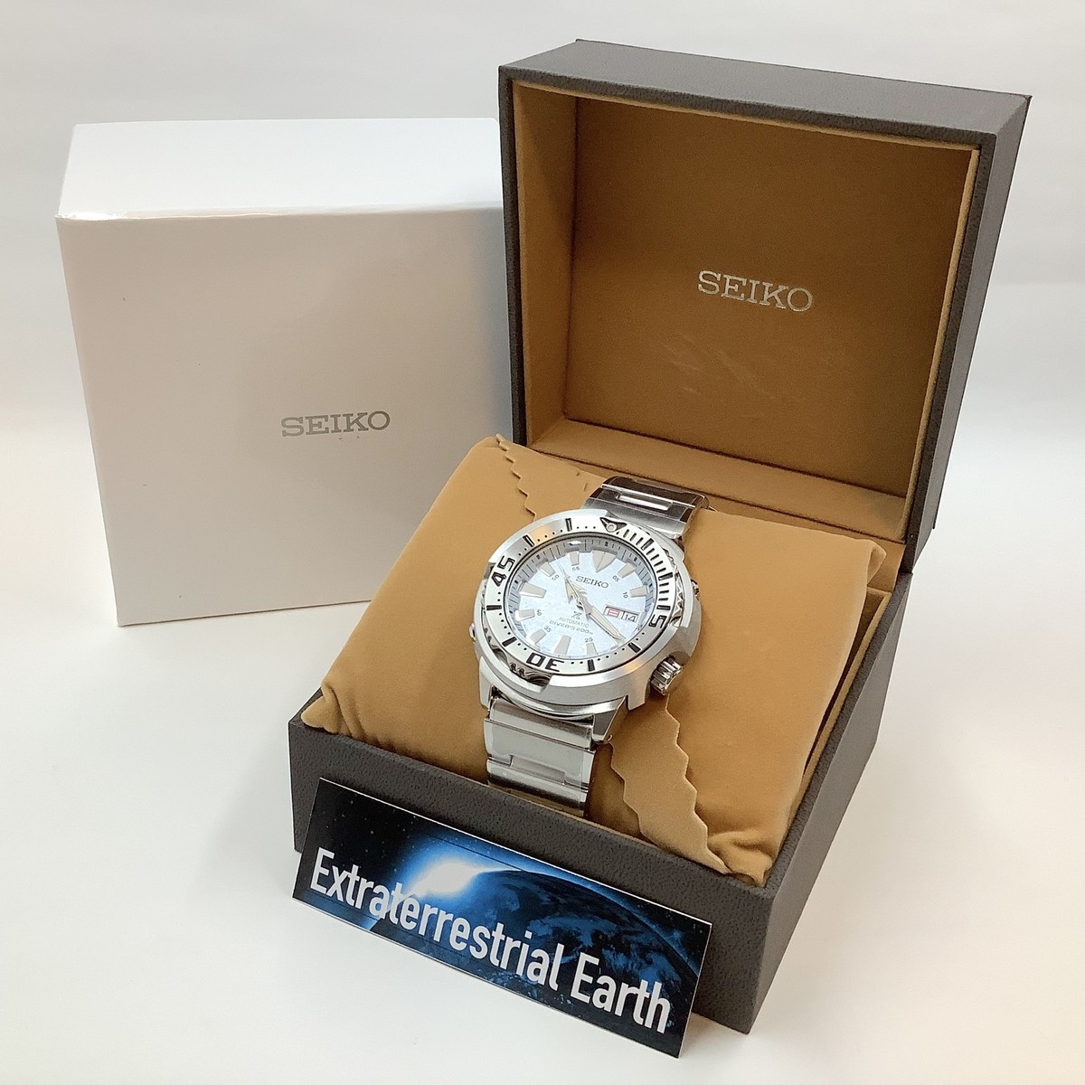 SEIKO PROSPEX SBDY053 Baby Tuna Ice Blue Automatic Diver