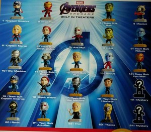 mcdonalds avengers toys list