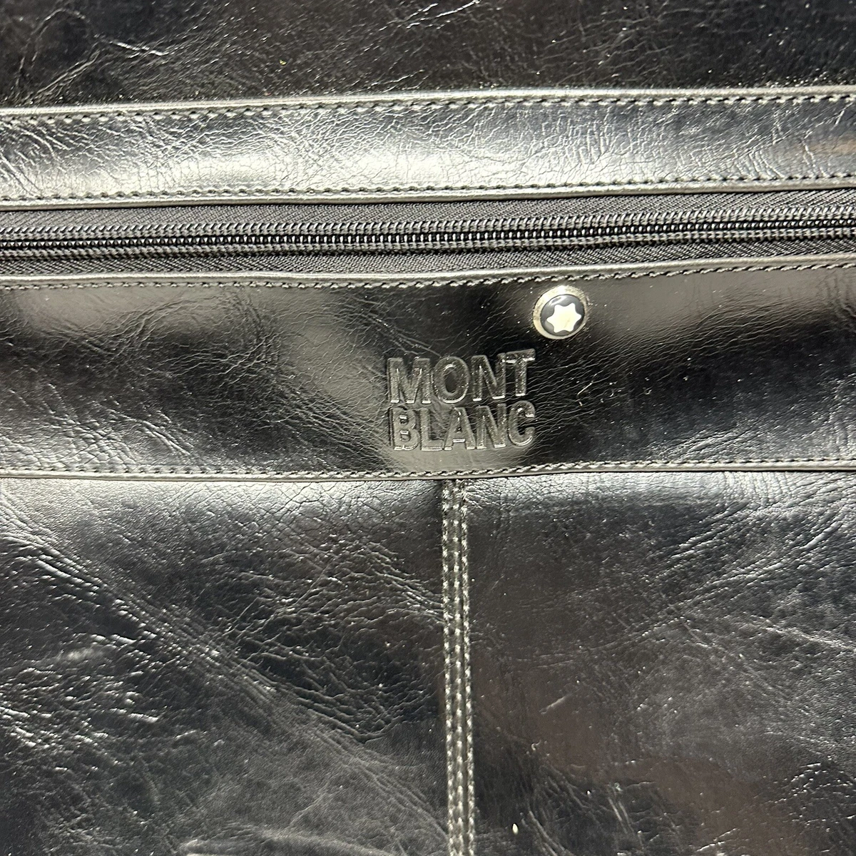 Montblanc leather online bag