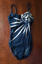 Rose Marie Reid Girls Swimsuit One Piece Size 8 Blue