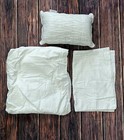 Madison Park Nicolette 4pc Duvet Set - Full/Queen Size - White  AE3