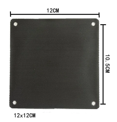 Fan Dust Filter Mesh 1pc, 120mm 12x12cm PC Computer PVC Fan Cover Dust UK Seller