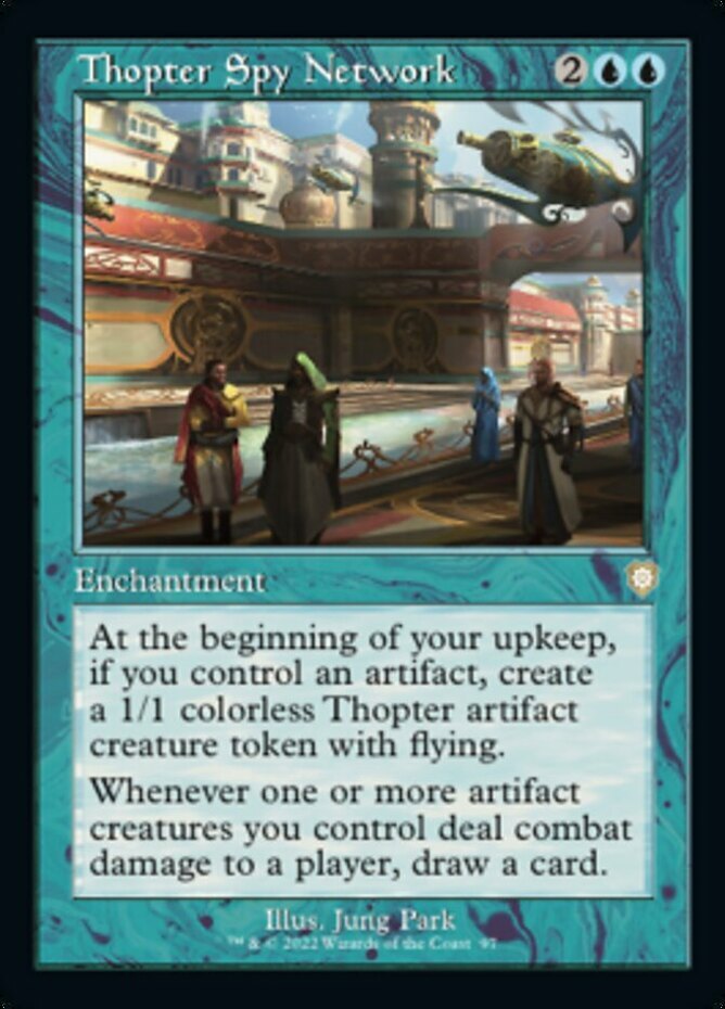 Thopter Spy Network 1x FOIL ORI MTG Magic Origins Rare MINT blue Thopter Spy Network 1x FOIL ORI MTG Magic Origins Rare MINT blue