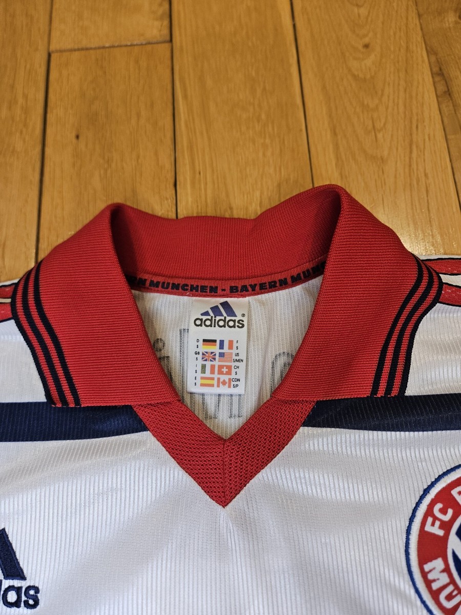 Vtg Adidas FC BAYERN MÜNCHEN 1999-00 Away Soccer Football Jersey