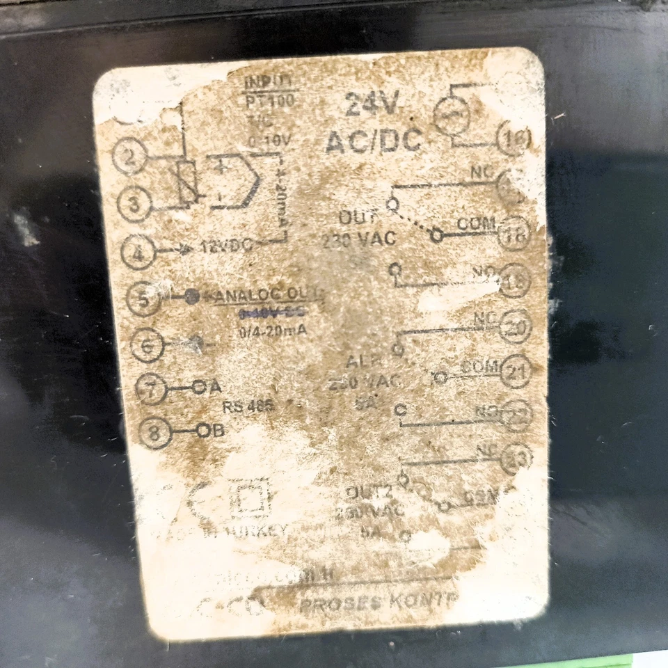 Medidor de panel digital Mic-co Ct200-1r0 5a 230vac Foto 3 de 4