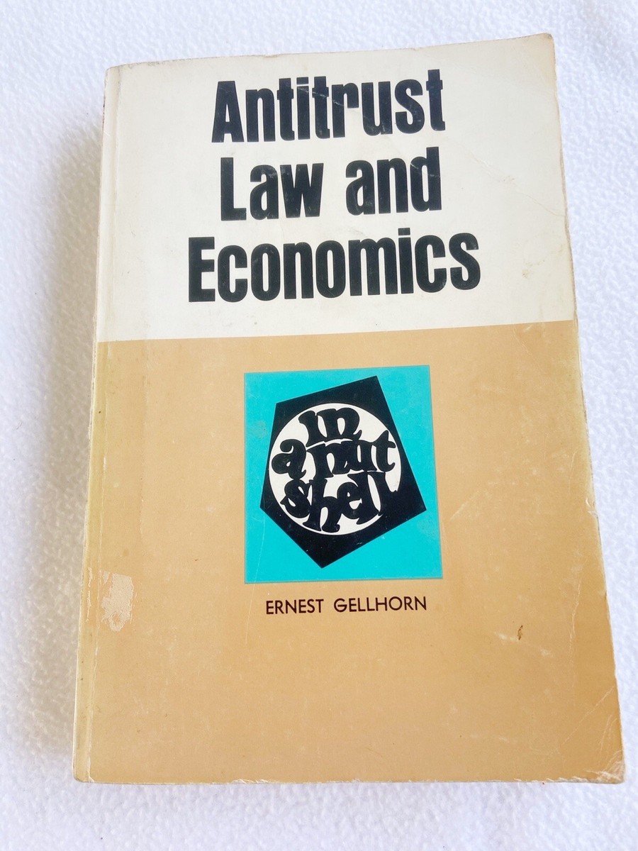 Antitrust Law and Economics in a Nutshell - Paperback By Gellhorn