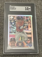 Korey Lee 2023 Topps Series 1 Rookie RC Rainbow Foil Parallel SGC 10 Pop 2