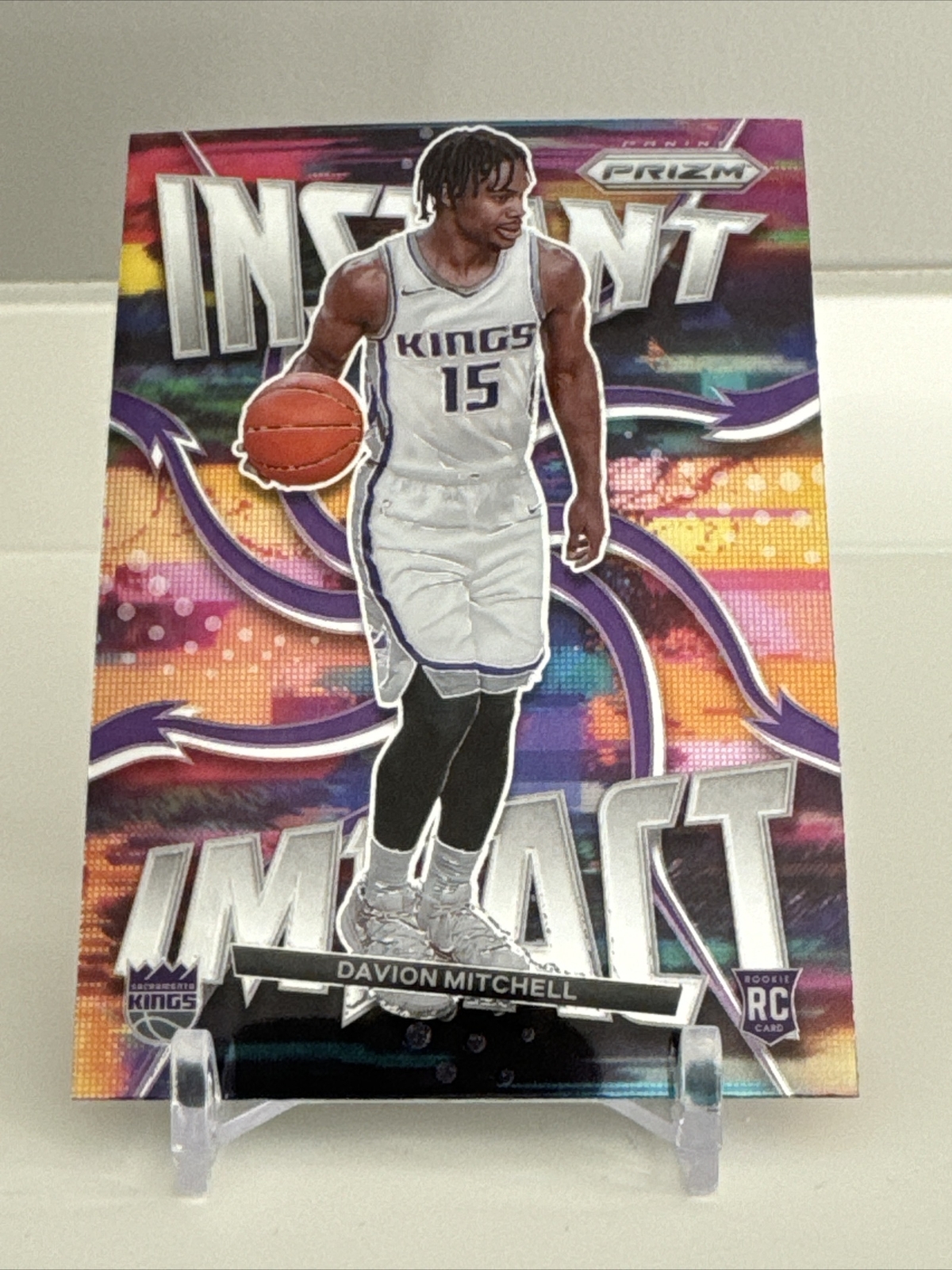 2021-2022 prizm basketball Davion Mitchell Instant Impact RC #19 SP insert