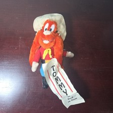 Vintage Looney Tunes Yosemite Sam 1997 Stuffed 11  Plush Ace w Tags Warner Bros
