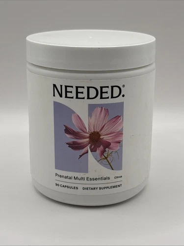 NEW & SEALED - Needed : Prenatal Multi Essentials - (90) capsules   EXP. 12/26