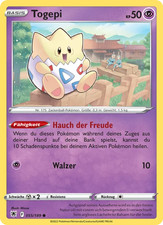Togepi / Pokémon Karte / Deutsch / Astralglanz / Nonholo