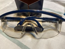 Retro UVEX Astrospec 3000 Patriot Frame,Clear Lens-Protective Glasses (Vintage)