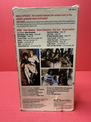 その他 Kiss ?- Exposed (VHS) 1987 VINTAGE KISS EXPOSED PMV POLYGRAM VIDEO VHS TAPE | eBay