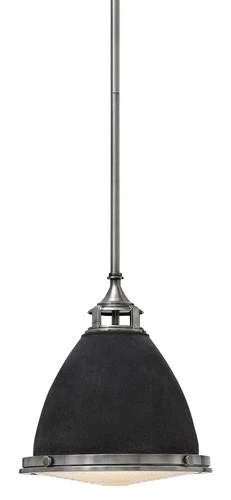 Hinkley Lighting 3126 Aged Zinc Amelia Single Light 13"W Pendant - Picture 1 of 12