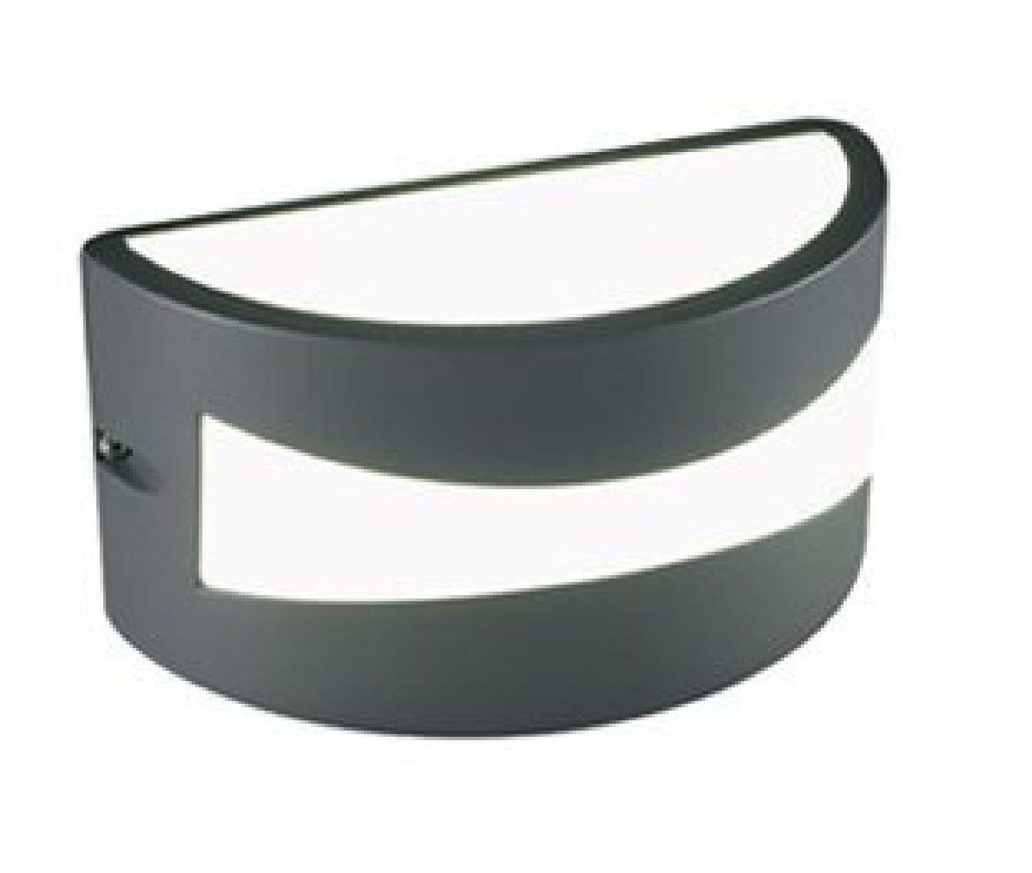 Applique LED Tibet 10W Grafite per Esterni IP65 - Luce 4000K Alta Resa