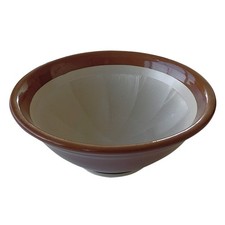 Japanese Ceramic Grinding Mortar Brown 7-go: Made in Japan