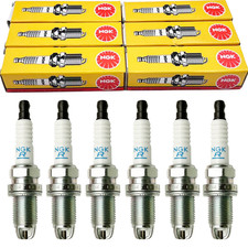 NGK 6x 2397 Zündkerze  BKUR6ET-10 Für VW GOLF 5 AUDI 80 B4 100 A4 A6 A8 COUPE B3