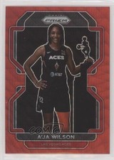 2022 Panini Prizm WNBA Ruby Wave Prizm A'ja Wilson #128 1d6