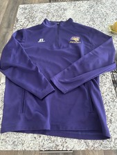 University Of Northern Iowa Panthers Half Zip Pullover, Large