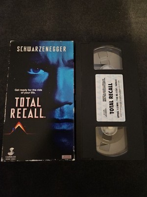 Total Recall 1990 VHS Arnold Schwarzenegger Carolco