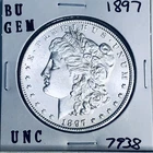 1897 BU GEM MORGAN SILVER DOLLAR UNC MS+++ U.S. MINT RARE COIN 7938