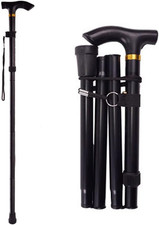 Collapsible Walking Cane for Women  Senior Men, Folding Lightweight Sticks for