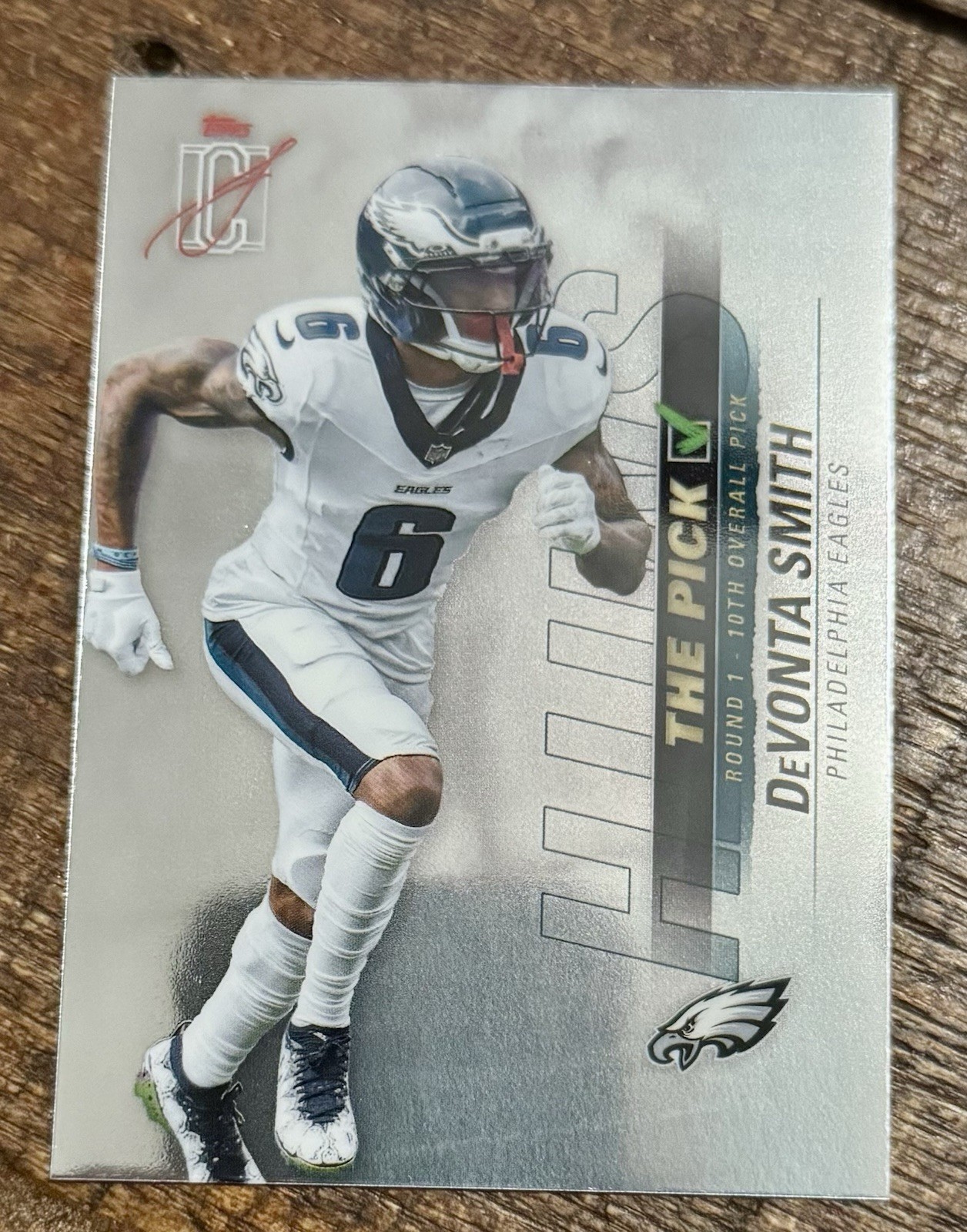 2025 Topps Signature Class DeVonta Smith The Pick #TP-25 Philadelphia Eagles