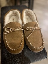 My Slippers Suede Women  s size 8 - Moccasin House Shoe - My Pillow