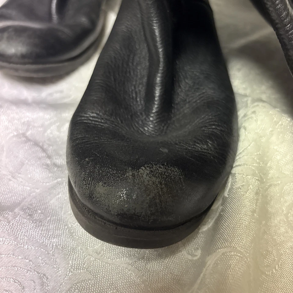 Merona женщин высокий кожаный размер 6 ботинки езды ботинки, туристические ботинки моды - Изображение 4 из 4