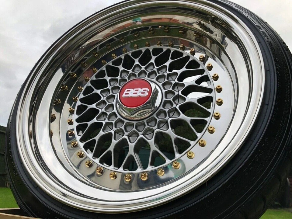 4Pcs 70mm Für BBS Rot-Silber Logo Nabendeckel Emblem - Felgendeckel Aufkleber - Bild 3 von 3