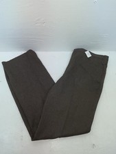 New Vintage Brown Circle S Polyester Pants CP4776 OO-5