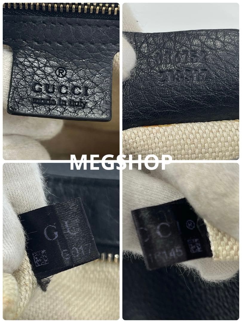 GUCCI Leather Interlocking Soho Chain Shoulder Ba… - image 13